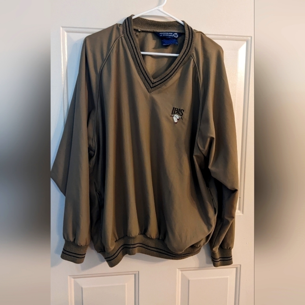 Sunderland of Scotland Ibis Men's Pullover Jacket | Size XL, V Neck Pockets